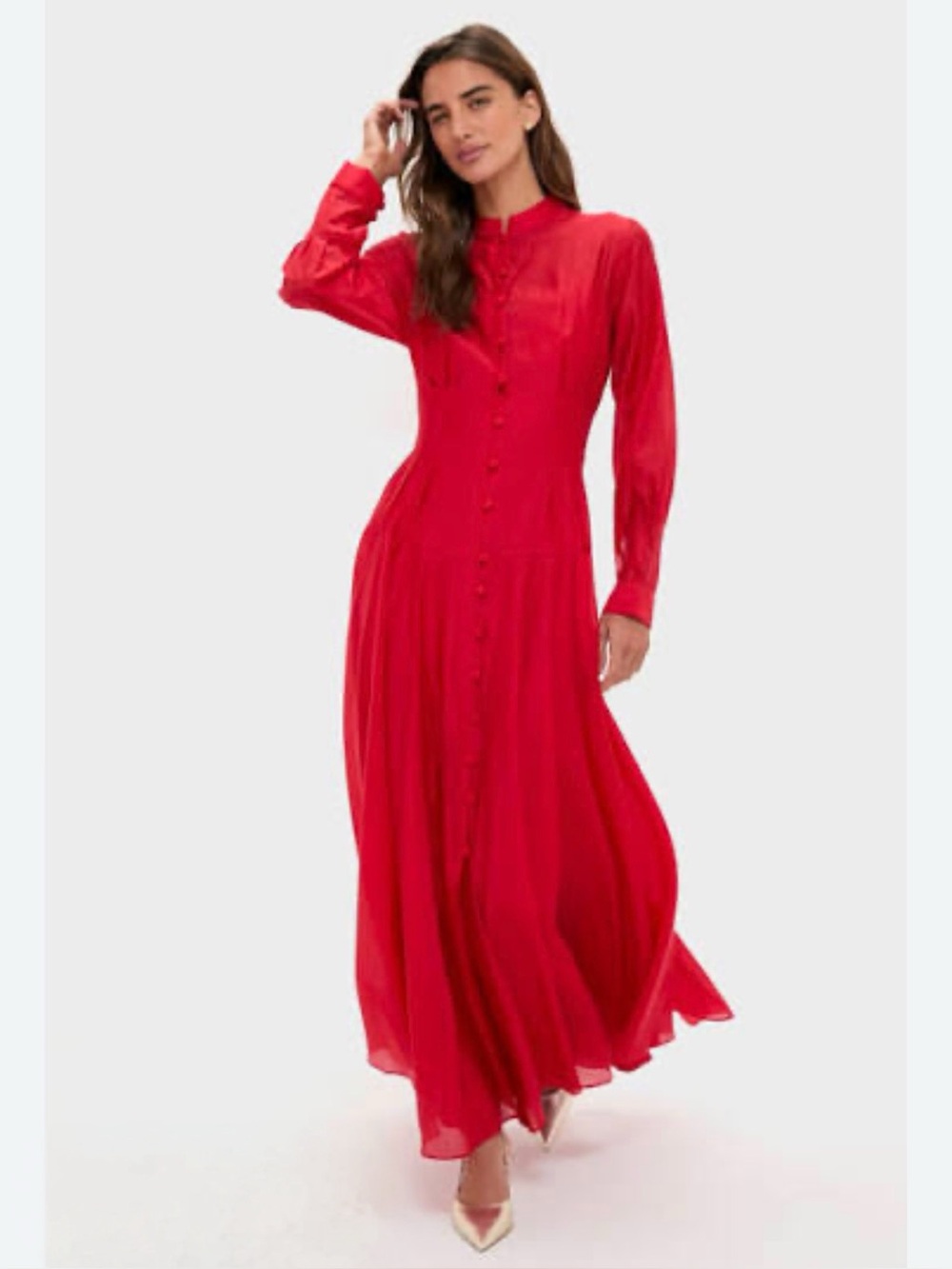 Tuckernuck Red Organza Marbella Dress - Picture 5 of 5